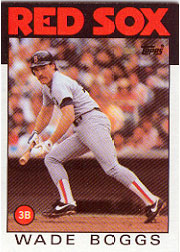 1986 Topps Baseball Cards      510     Wade Boggs